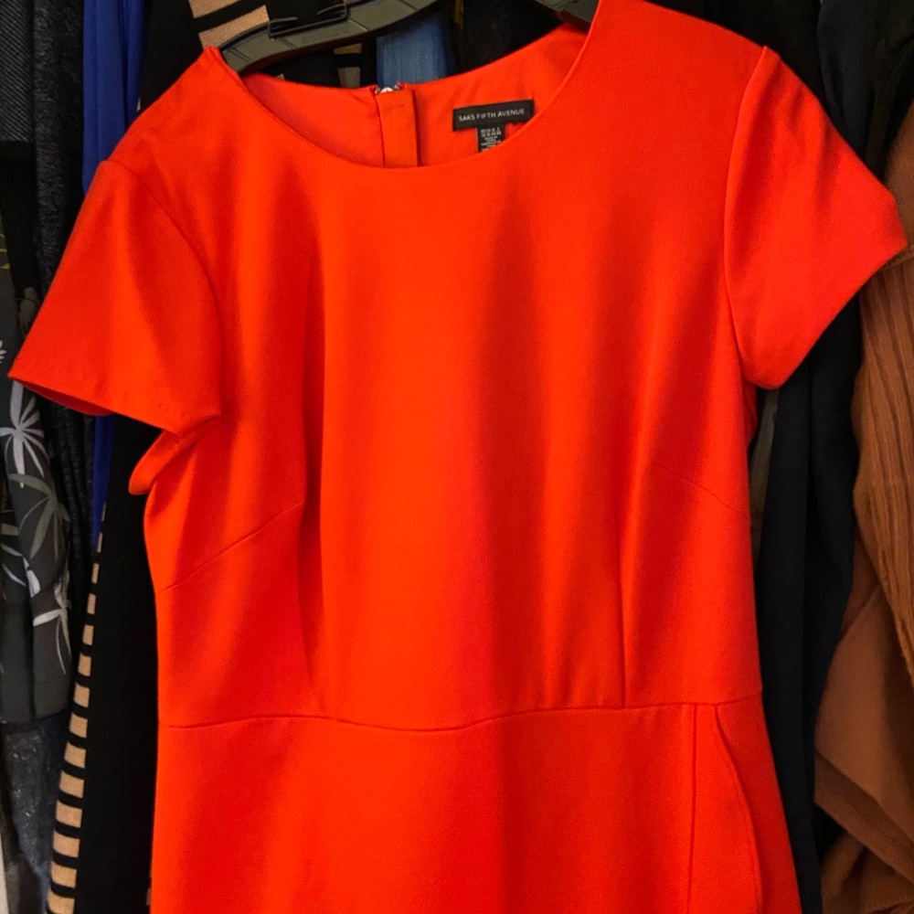 Saks fifth avenue faux wrap  dress - Picture 2 of 3